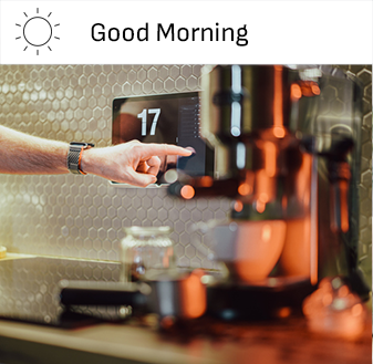 smart system making your coffee at the perfect time